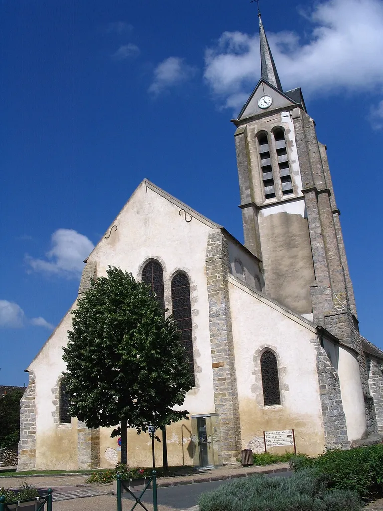 The Saint-Fortuné church of Vernou-sur-Seine, in Vernou-la-Celle-sur-Seine, Seine-et-Marne, France.