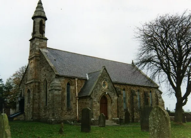 Parish church of St John the Baptist, Lynesack, County Durham, seen from the south