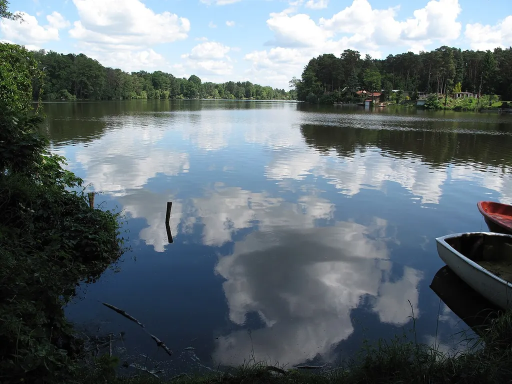 The Elsensee is a lake in Kagel, part of the municipality Grünheide, District Oder-Spree, Brandenburg, Germany. The lake covers 18 hectare.