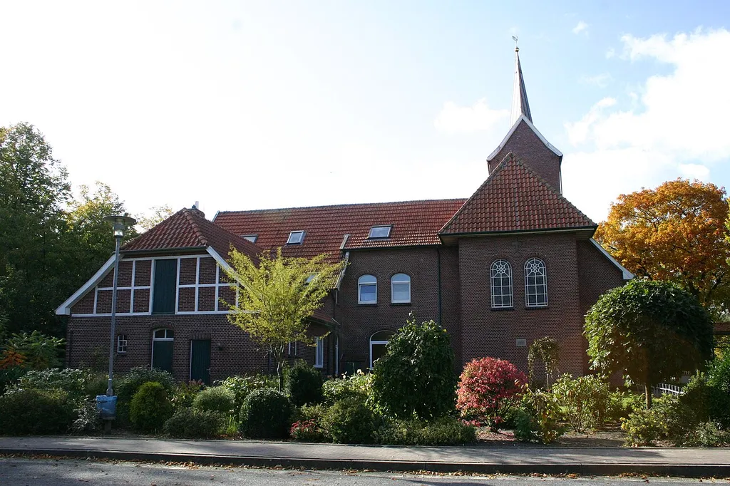 Historic Andrew's Church in Firrel, district of Leer, East Frisia, Germany
