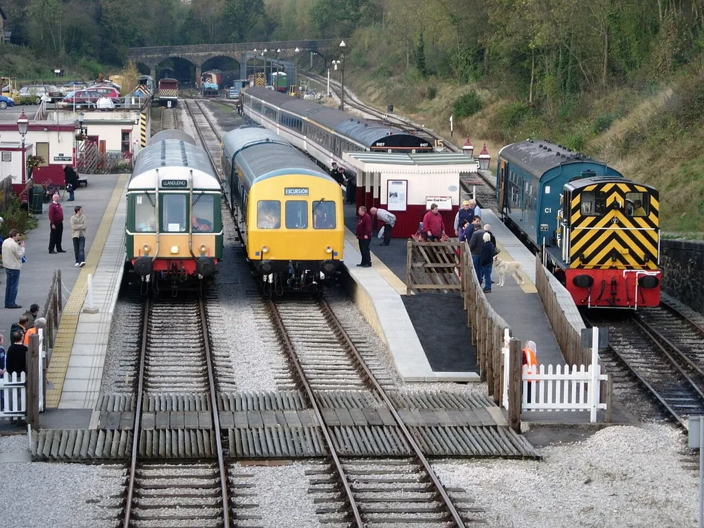An overview of Wirksworth Station as it currently looks from Wash Green Bridge.