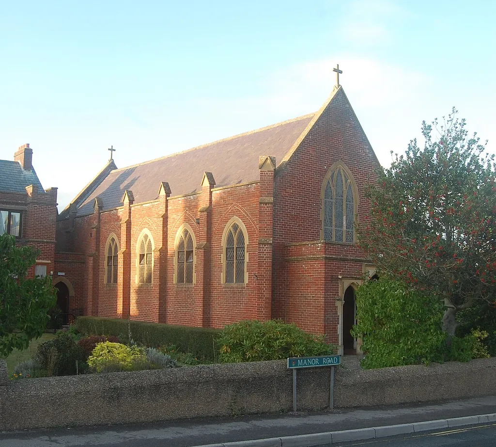 St Augustine's Church, Manor Road, Seaton, Devon. Built in 1937 as the Roman Catholic parish church of Seaton.