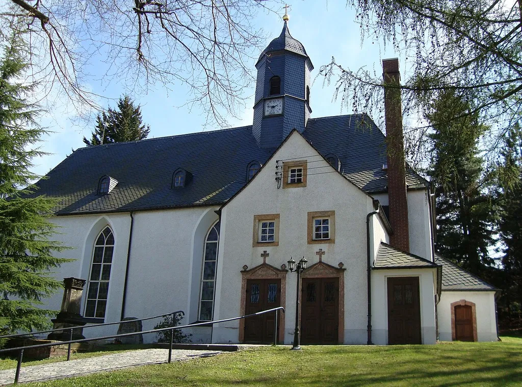 church of Jahnsdorf in Erzgebirge