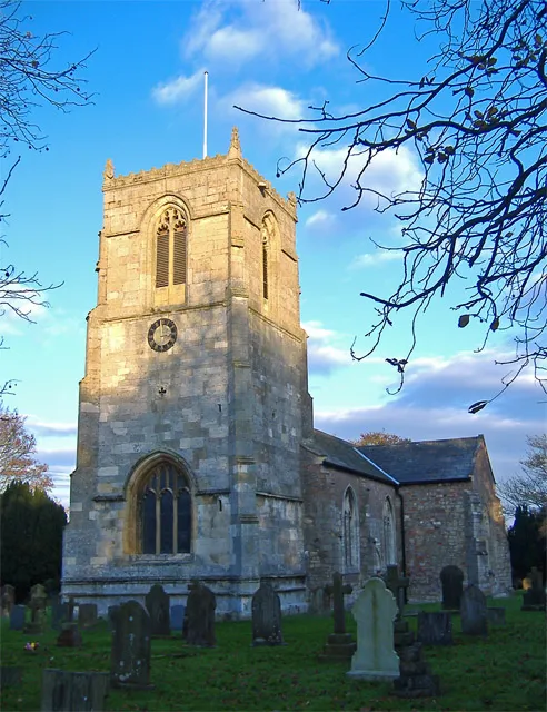All Hallows parish church, Walkington, East Riding of Yorkshire, England, seen from the southwest.