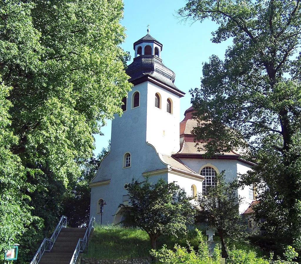 Kirche in de:Podrosche, Gemeinde Krauschwitz, Landkreis Görlitz