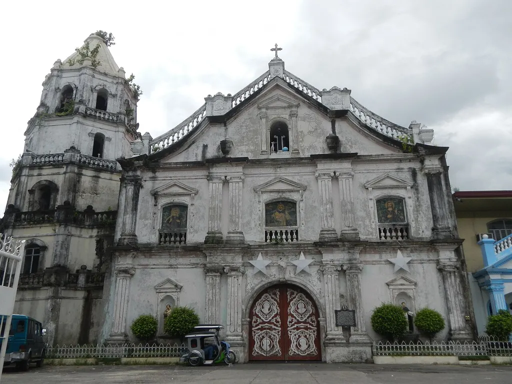 Saint Dominic de Guzman Parish Church (Abucay) 14°43'18"N 120°32'5"E Abucay Church in Town Proper along Abucay, Bataan National Road beside Samal, Bataan National Road located in Barangay Laon (Poblacion), Omboy, in front of Gabon, Abucay Bridge K0119+591 July 9, 1950 Completed over Creek to River, Abucay, Bataan World War II Historical Marker beside Calaylayan (Poblacion), Abucay Municipal Hall and Town Plaza, beside Wawa (Poblacion), Abucay, Bataan from Bataan Provincial Expressway or Roman Super Highway, in Samal, Bataan section (Note: Judge Florentino Floro, the owner, to repeat, Donor Florentino Floro of all these photos hereby donate gratuitously, freely and unconditionally all these photos to and for Wikimedia Commons, exclusively, for public use of the public domain, and again without any condition whatsoever).