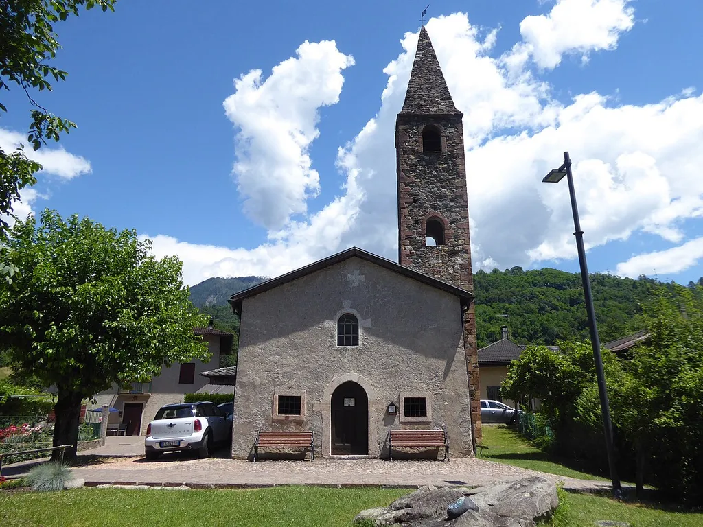San Cristoforo al Lago (Pergine Valsugana, Trentino, Italy) - Saint Christopher church