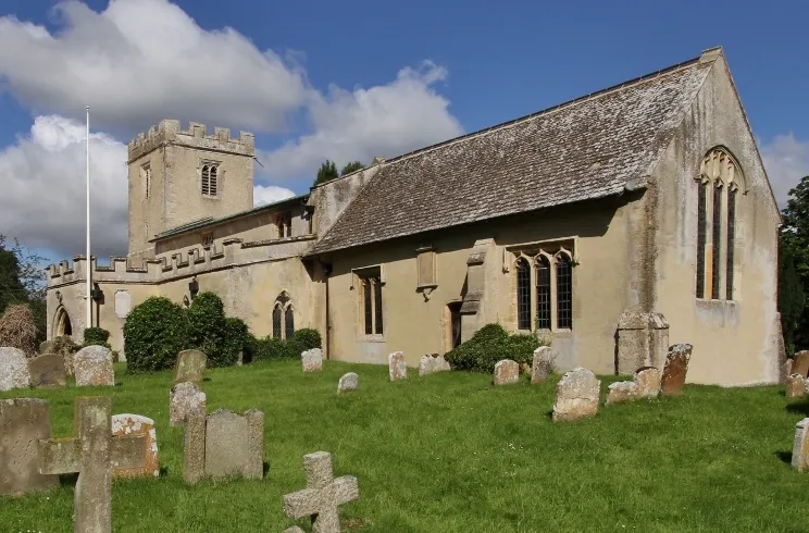 St Mary's parish church, Longworth, Oxfordshire (formerly Berkshire), seen from the southeast