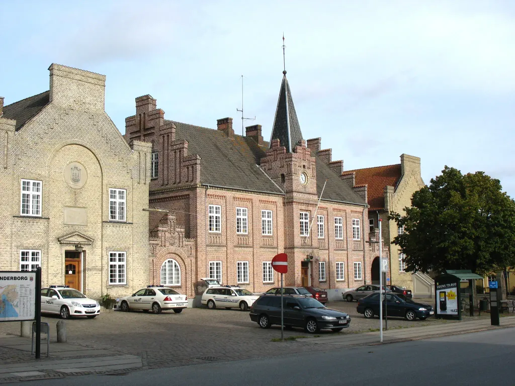 Skanderborg Police Station in the former town hall.