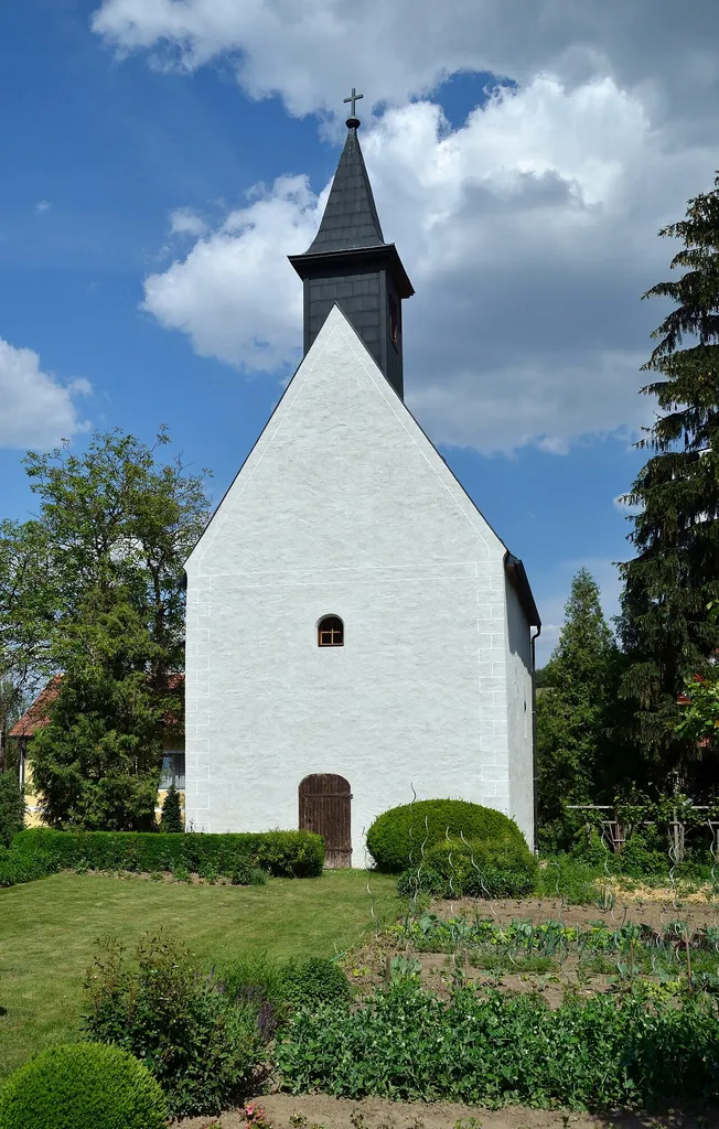 The subsididary church St. Laurentius in Haselbach, municipality of Weißenkirchen an der Perschling, Lower Austria is protected as a cultural heritage monument.