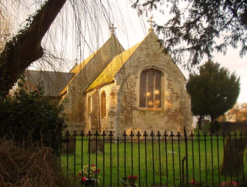 A 14th Century Church along the high street in Little Thetford, Ely, Cambridgeshire.