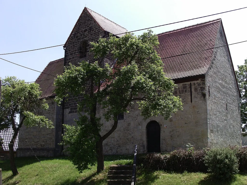 Obschütz church (Weißenfels, district of Burgenlandkreis, Saxony-Anhalt)