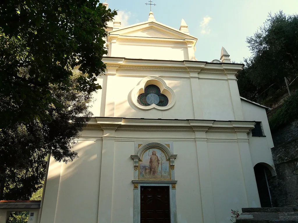Chiesa di San Giovanni Battista, Semorile di Zoagli, Liguria, Italia