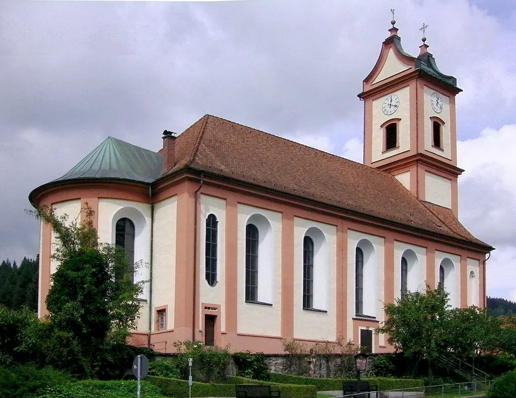 Oberwolfach/Bei der Kirche, Katholische Pfarrkirche St. Bartholomäus, Barockkirche von 1762