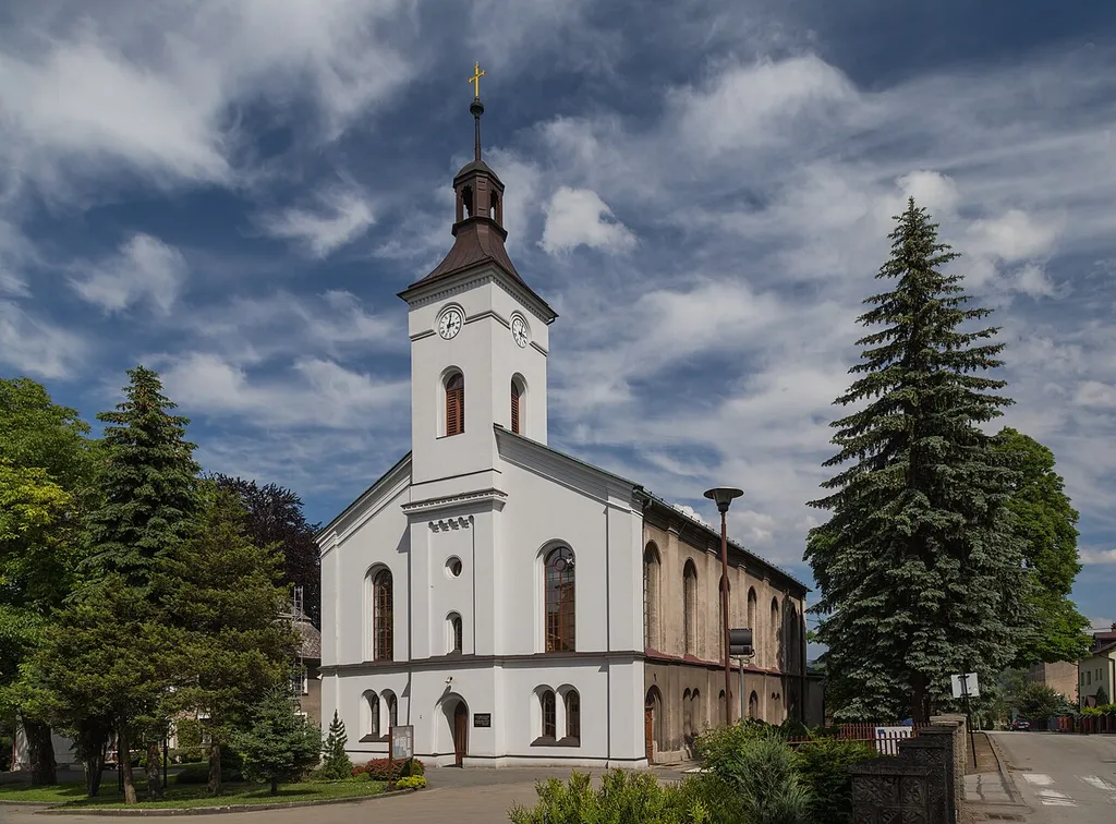 Lutheran church. Goleszów, Silesian Voivodeship, Poland.