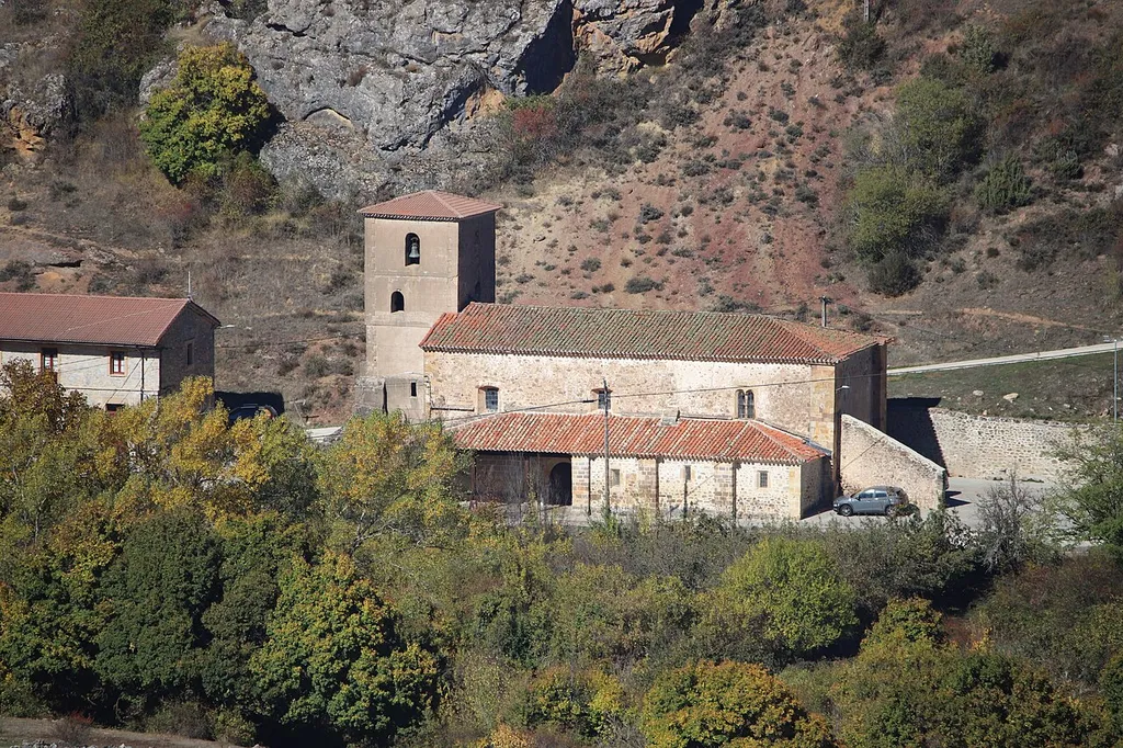 The church San Martín in Vallejimeno.