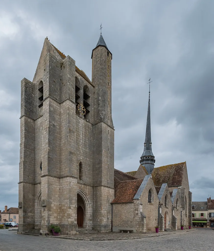 Saint Martin church in Égreville, Seine-et-Marne, France