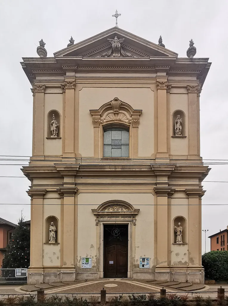 chiesa parrocchiale di Sant'Ambrogio (Cassina Amata, Paderno Dugnano) - facciata
