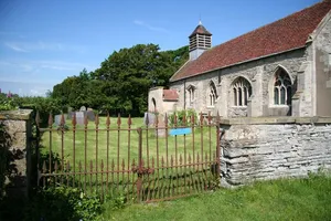 Wall, Gargoyles And Gates To Church Of St Michael