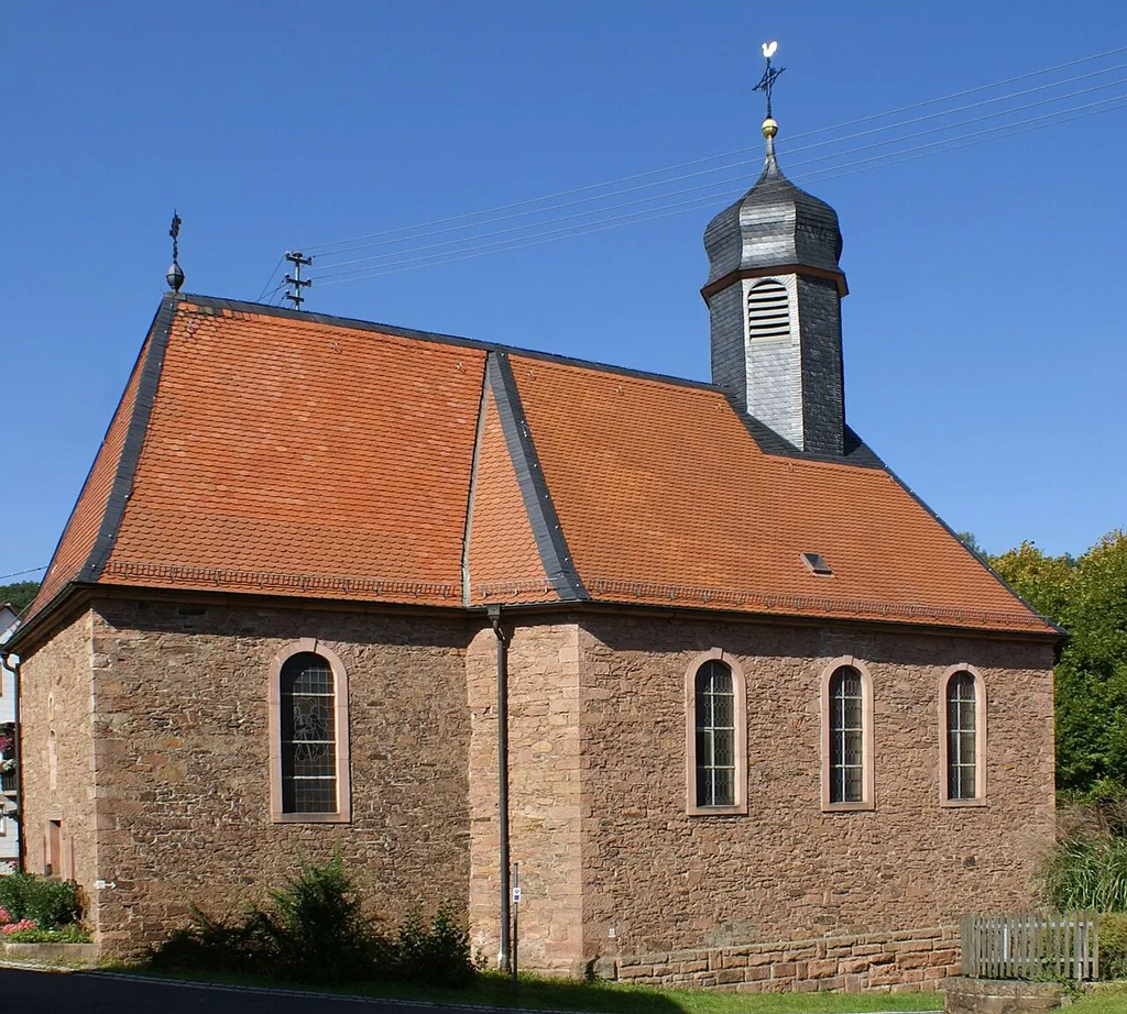 The church St. Thekla in Habichsthal that is part of Markt Frammersbach