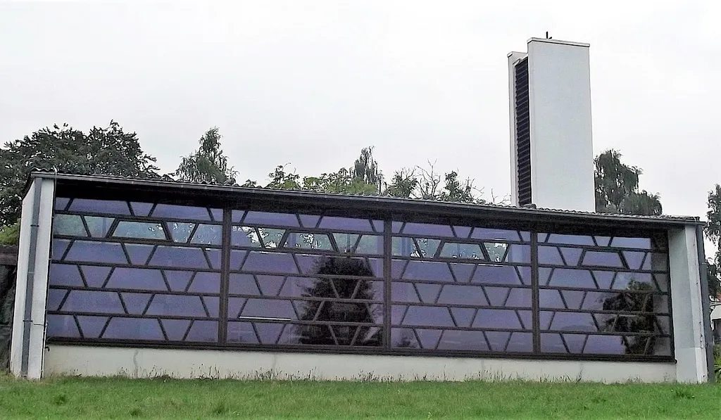 Exterior of the protestant church in Stennweiler, Saarland, Germany