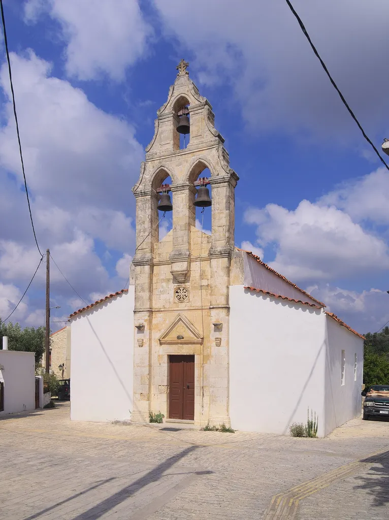 The 14th century church of Saint Nicholaus, Margarites, Crete.