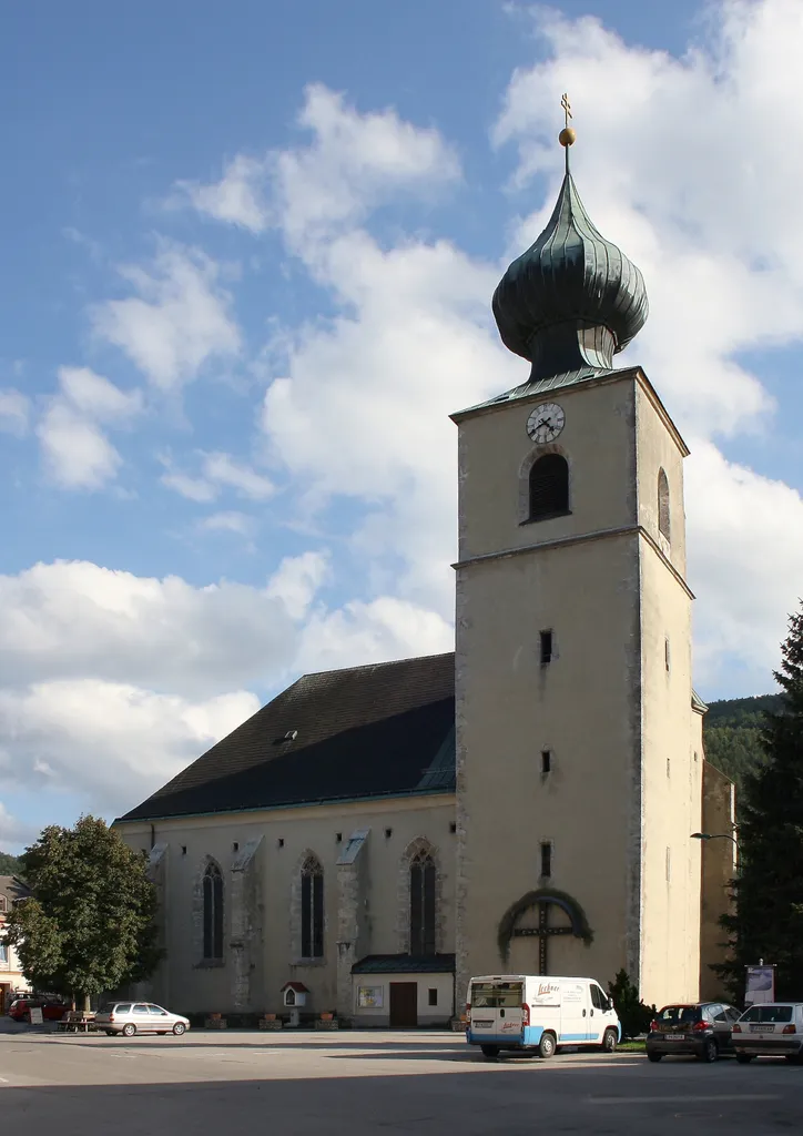 Die Pfarrkirche der niederöstereichischen Gemeinde St. Veit an der Gölsen