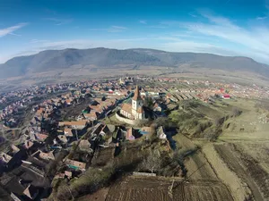 Lutheran church in Agârbiciu, Sibiu