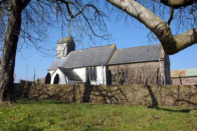 St Peter's parish church, Satterleigh, Devon, seen from the southeast