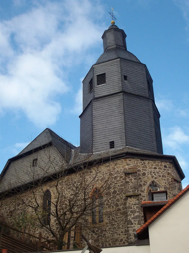 Evangelische Katharinenkirche Gleiberg, Landkreis Gießen, Hessen, Deutschland