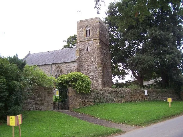 Holy Trinity parish church, Swyre, Dorset, seen from the northwest