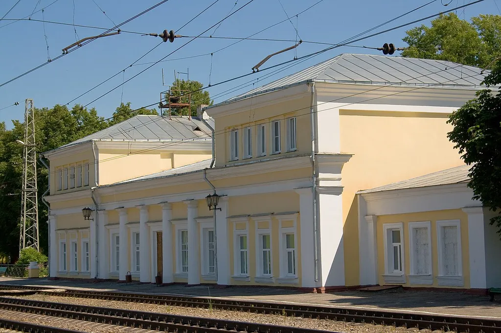 «Станция «Сергиевское», вокзал, 1868 г. Ж/Д станции «Плавск - 1»