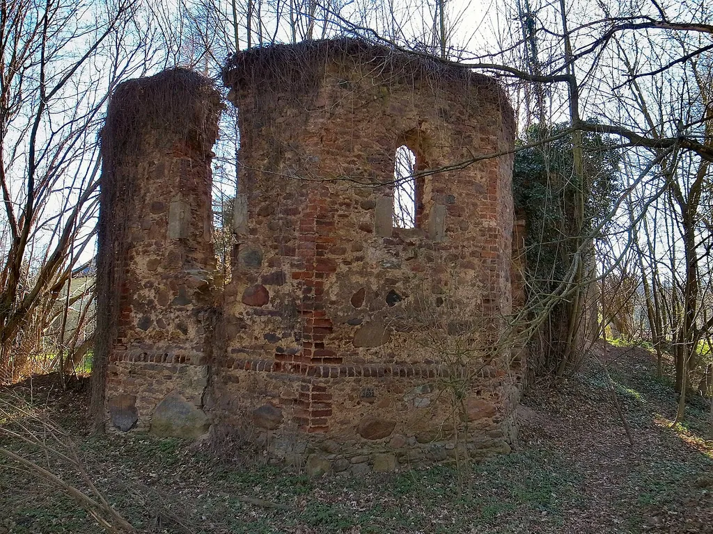 Jeßnitz, Ruine der Kirche Salegast