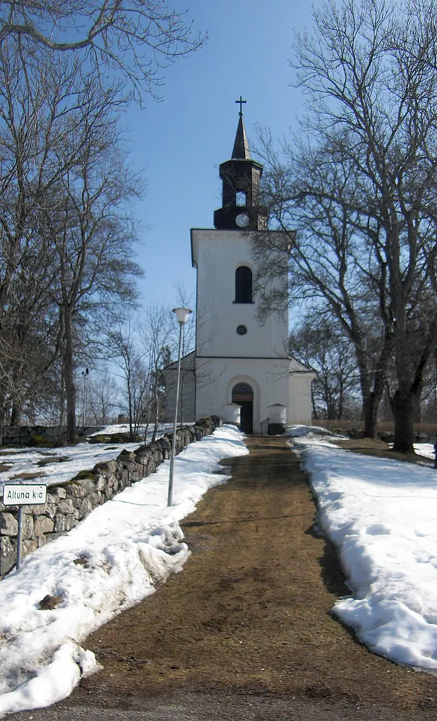 Altuna kyrka i Enköpings kommun, Uppland, Sverige.