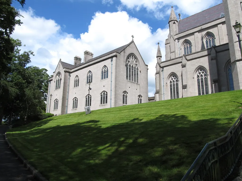 Sacristy and Synod Hall building behind St Patrick's Catholic Cathedral