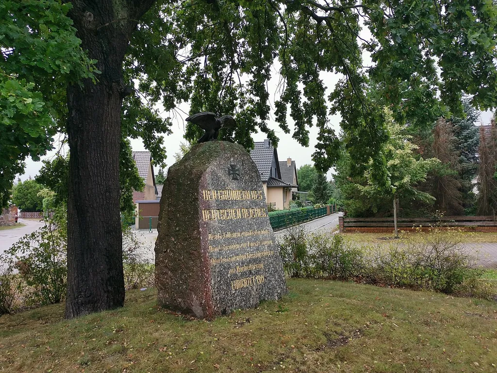 Gedenkstein an die Gründung des Deutschen Reiches