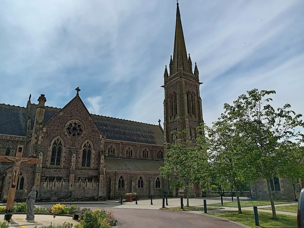 Exterior of St Mary's Church in Lanark.