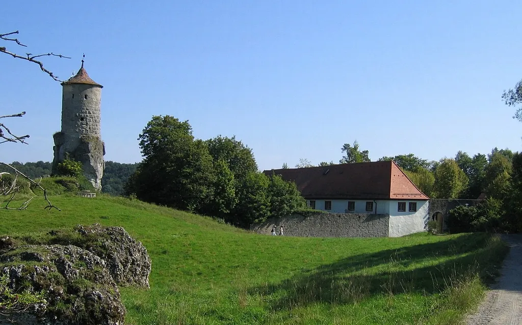 Burg Waischenfeld und Wehrturm „Steinerner Beutel“ in Waischenfeld, Deutschland