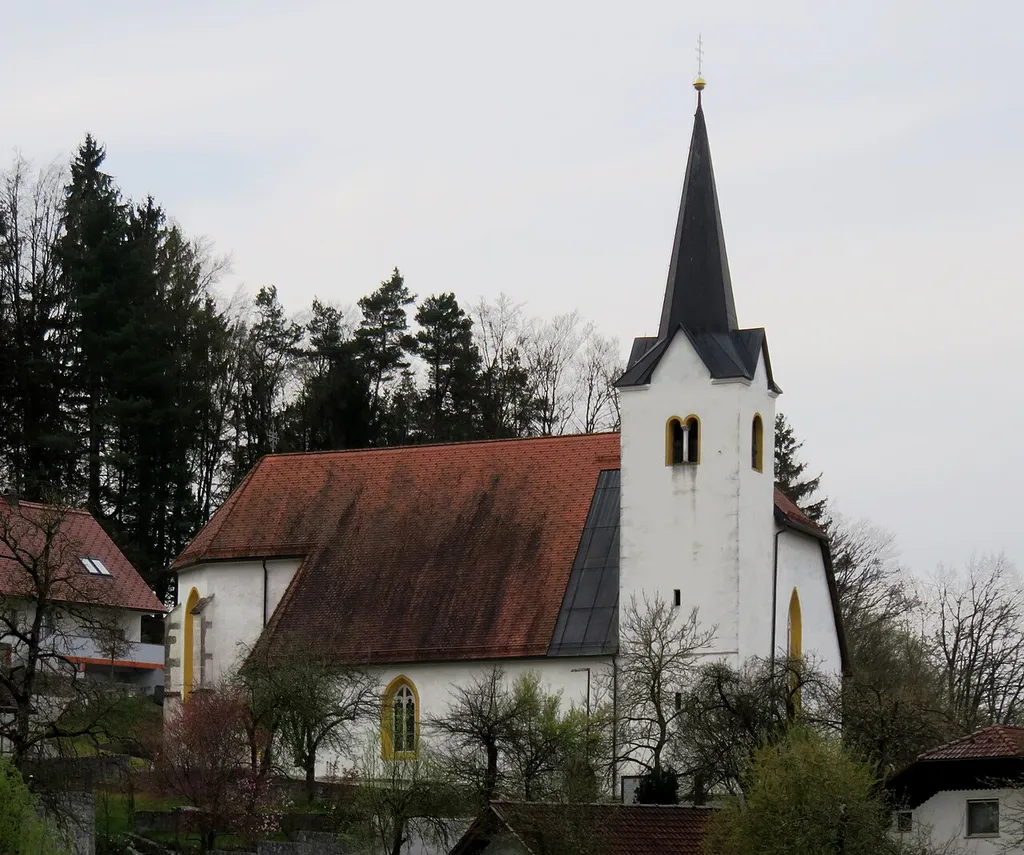 Saint Luke's Church in Spodnje Prapreče, Municipality of Lukovica, Slovenia