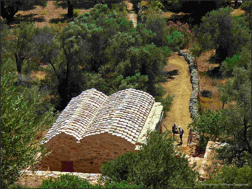 Ταξιάρχης στη Ράχη (Μονοίτσια) Νάξου από τα δυτικά