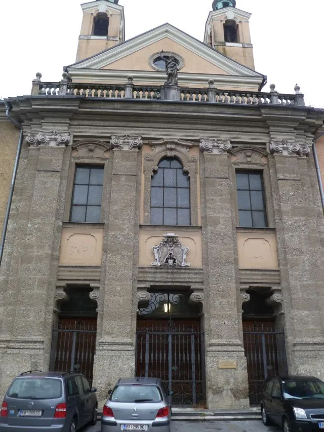 St. Johanns-Kirche (Saint John's Church) in the Salzburg State Hospital, Salzburg, Austria.