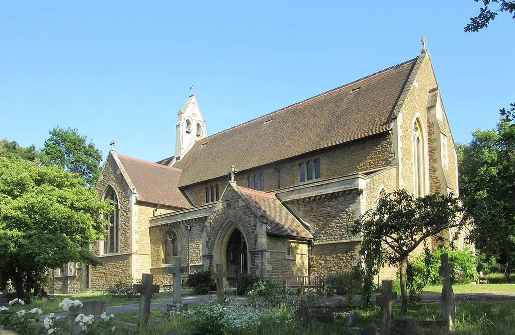 St Mary's Church, Church Road, Long Ditton, Borough of Elmbridge, Surrey, England. The Anglican parish church of Long Ditton.