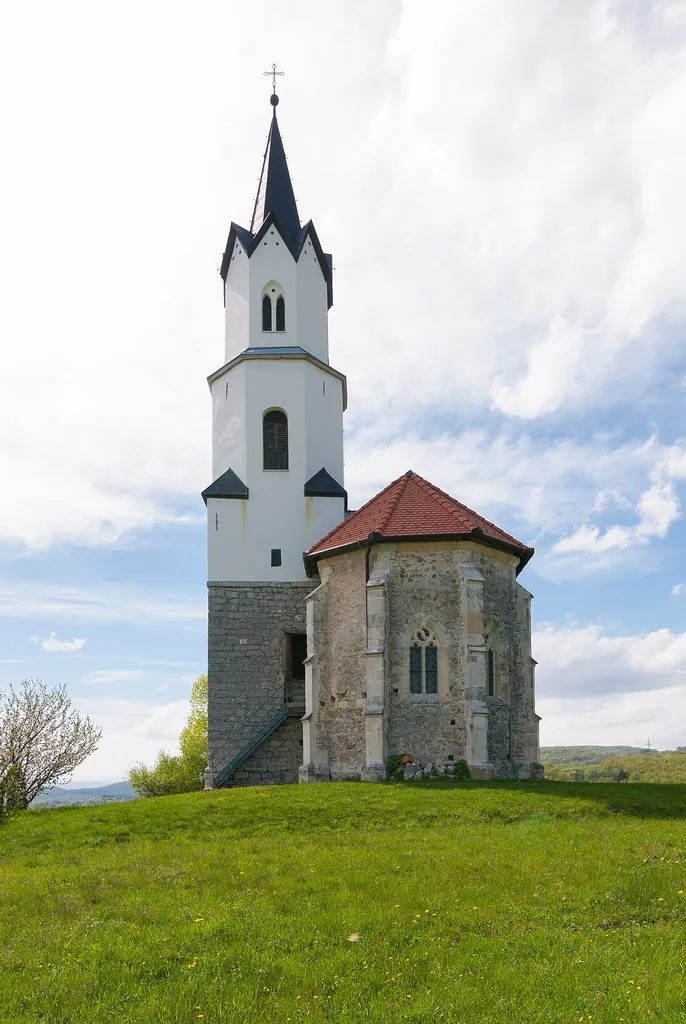 Church of st. Barbara in the vilage of Okrog, Slovenia.