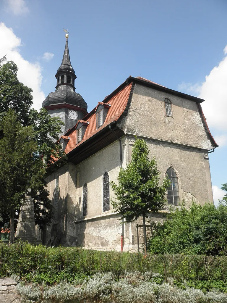 Church in Eckolstädt (Saaleplatte) in Thuringia
