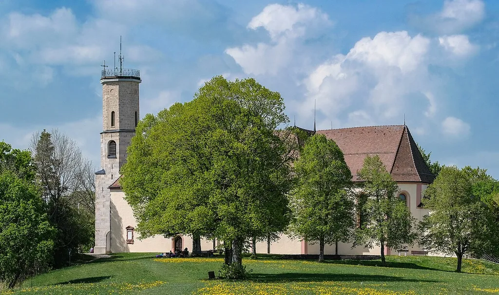 Pilgrimage church Dreifaltigkeitskirche,Dreifaltigkeitsberg, Spaichingen, district Tuttlingen, Baden-Württemberg, Germany
