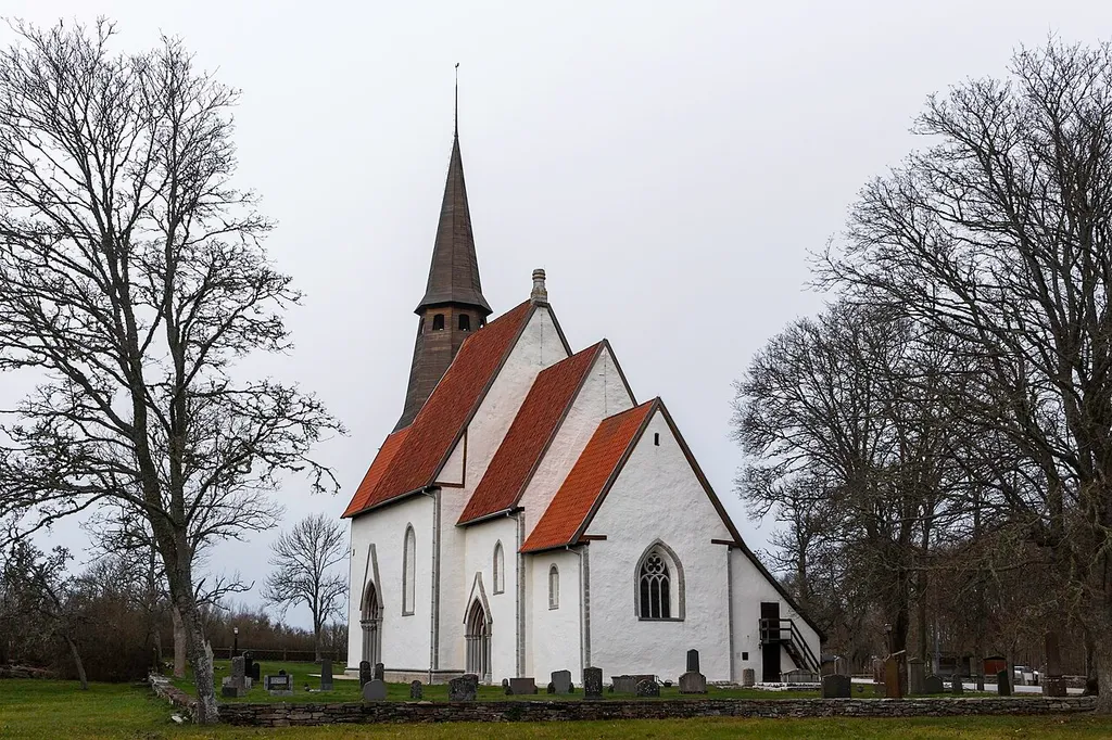 Igrexa de Kräklingbo, Gotland.