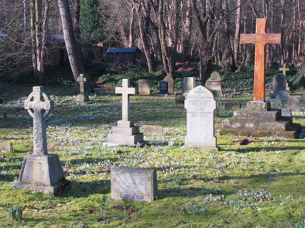 Photograph of St Luke's Churchyard, Formby, Merseyside