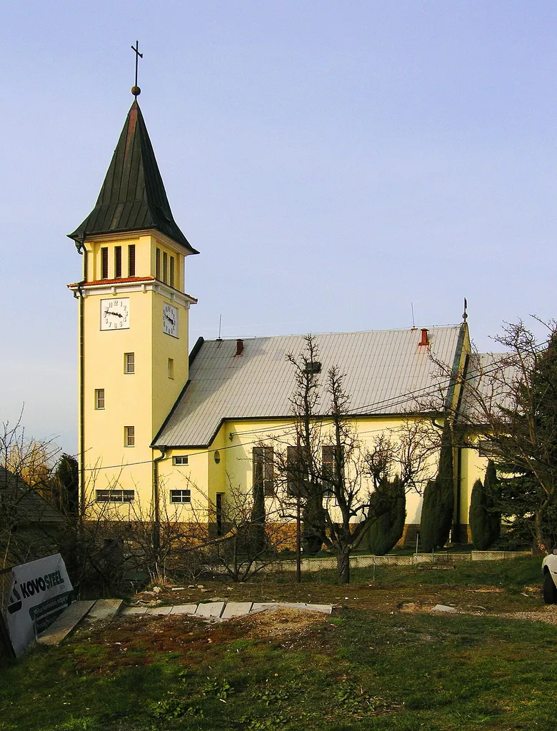 Saints Cyril and Methodius church in Tučapy, Uherské Hradiště District, Czech Republic