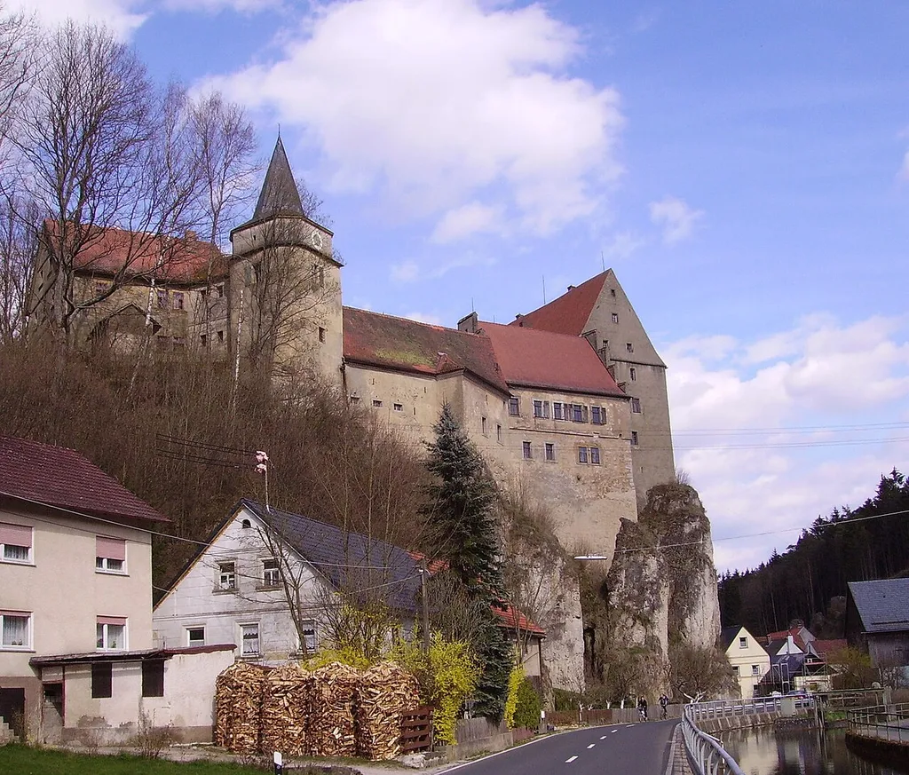 view of Wiesentfels, part of Hollfeld in Landkreis Bayreuth, Germany