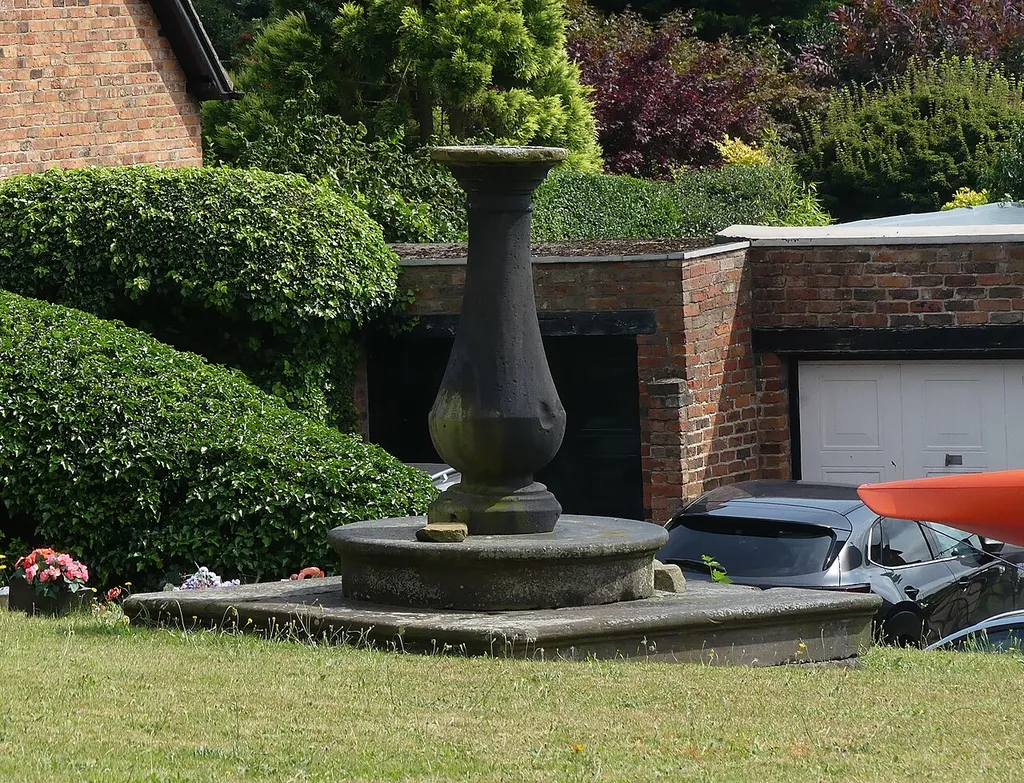 Sundial 12 metres south of south porch of Church of St Mary and All Angels: Grade II listed building in Great Budworth, Cheshire. .mw-parser-output .messagebox{margin:4px 0;width:auto;border-collapse:collapse;border:2px solid var(--border-color-progressive,#6485d1);background-color:var(--background-color-neutral-subtle,#fbfcff);color:var(--color-base,#202122);box-sizing:border-box;border-inline-start-width:8px}.mw-parser-output .messagebox.mbox-small{font-size:88%;line-height:1.25em}.mw-parser-output .mbox-warning,.mw-parser-output .mbox-speedy{border:2px solid var(--border-color-error,#b22222);background:var(--background-color-error-subtle,#ffdbdb);border-inline-start-width:8px}.mw-parser-output .mbox-serious,.mw-parser-output .mbox-delete,.mw-parser-output .mbox-stop{border:2px solid var(--border-color-error,#b22222);border-inline-start-width:8px}.mw-parser-output .mbox-issue,.mw-parser-output .mbox-content{border:2px solid #f28500;background:var(--background-color-warning-subtle,#ffe);border-inline-start-width:8px}.mw-parser-output .mbox-query,.mw-parser-output .mbox-style{border:2px solid #f4c430;background:var(--background-color-warning-subtle,#ffe);border-inline-start-width:8px}.mw-parser-output .mbox-shit{border:2px solid #960;border-inline-start-width:8px}.mw-parser-output .mbox-license{border:2px solid #88a;border-inline-start-width:initial}.mw-parser-output .mbox-legal{border:2px solid var(--border-color-notice,#666);background:var(--background-color-base,#fff);border-inline-start-width:8px}.mw-parser-output .mbox-honor{border:2px solid #ca3;background:var(--background-color-warning-subtle,#fcf4db);border-inline-start-width:8px}.mw-parser-output .mbox-growth{border:2px solid #8d4;background:var(--background-color-success-subtle,#d5fdf4);border-inline-start-width:8px}.mw-parser-output .mbox-move{border:2px solid #93c;border-inline-start-width:8px}.mw-parser-output .mbox-protection,.mw-parser-output .mbox-message{border:2px solid var(--border-color-base,#aaa
